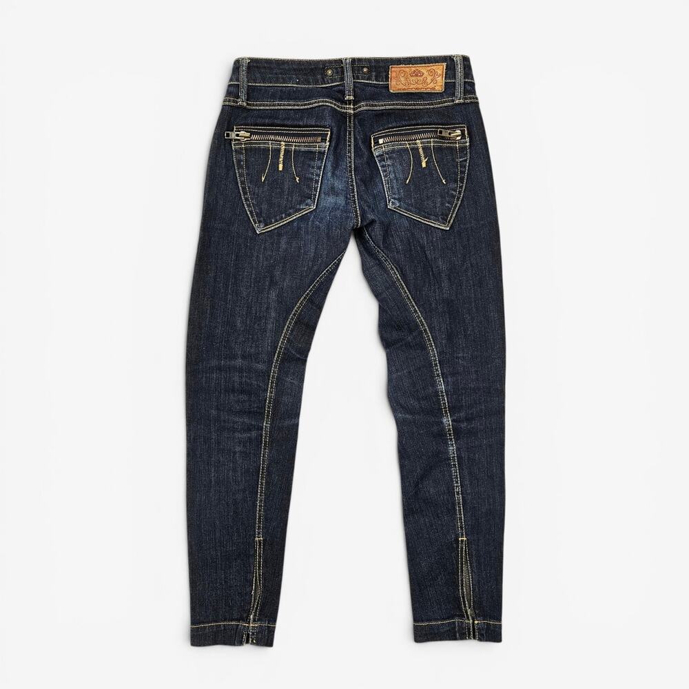 Y2k Euro Low-Rise Jeans Fornarina Skinny Dark Wash - Size 26